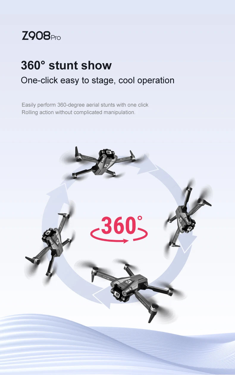 With 3 Battery Max Drone RC Distance 9000M