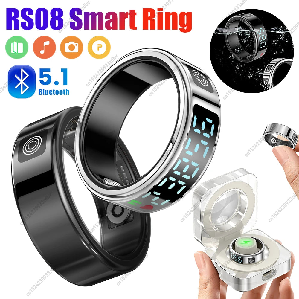 Smart Ring  Waterproof Health Fitness