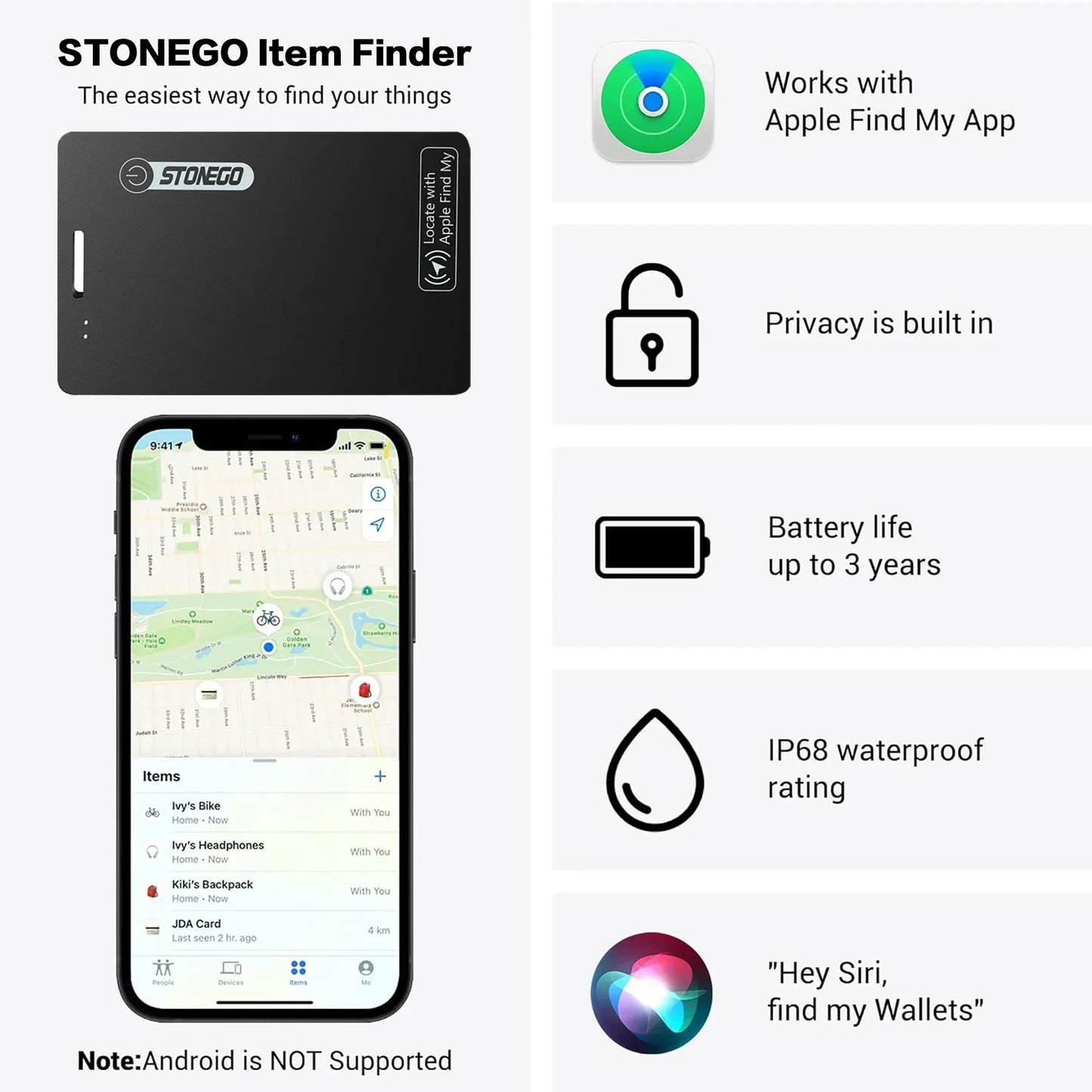 Wallet Tracker, Pet and Key