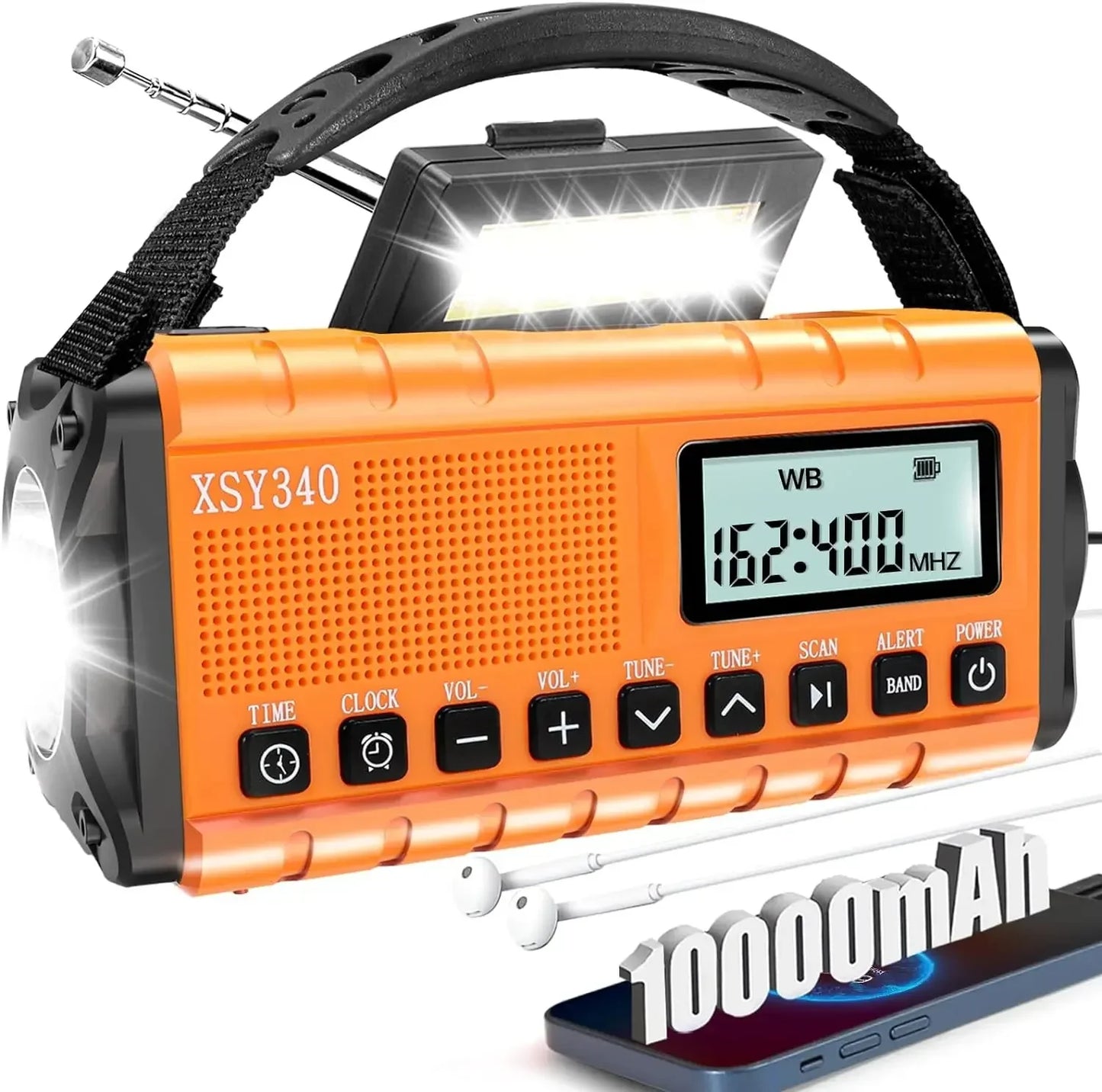 Weather Radio Emergency Radio Solar Hand Crank