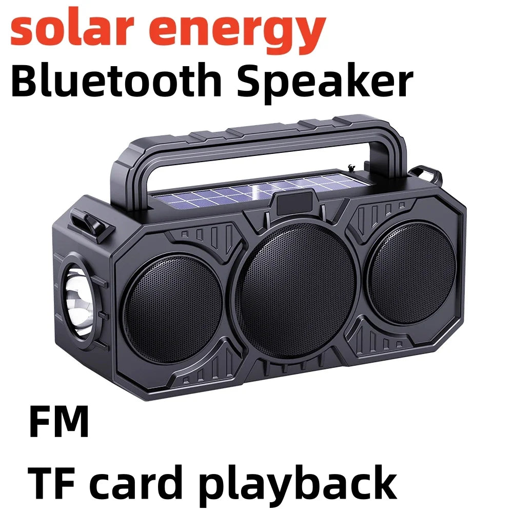 Dual Solar Bluetooth Speaker