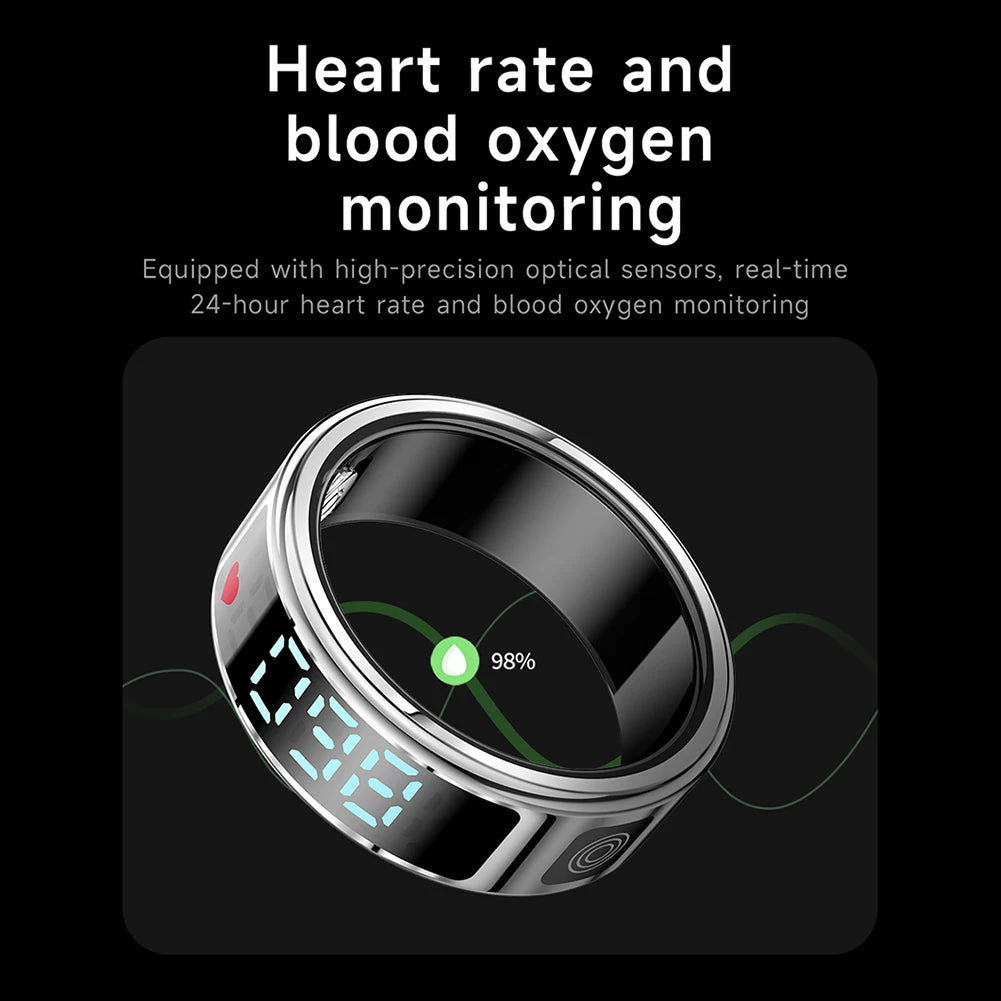 Smart Ring  Waterproof Health Fitness
