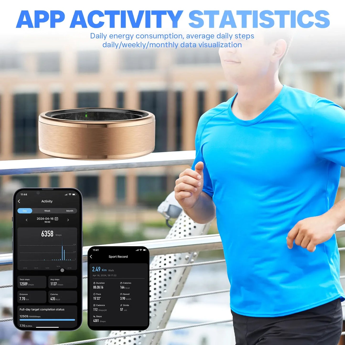 2024 New Smart Ring  Monitor I for Android IOS