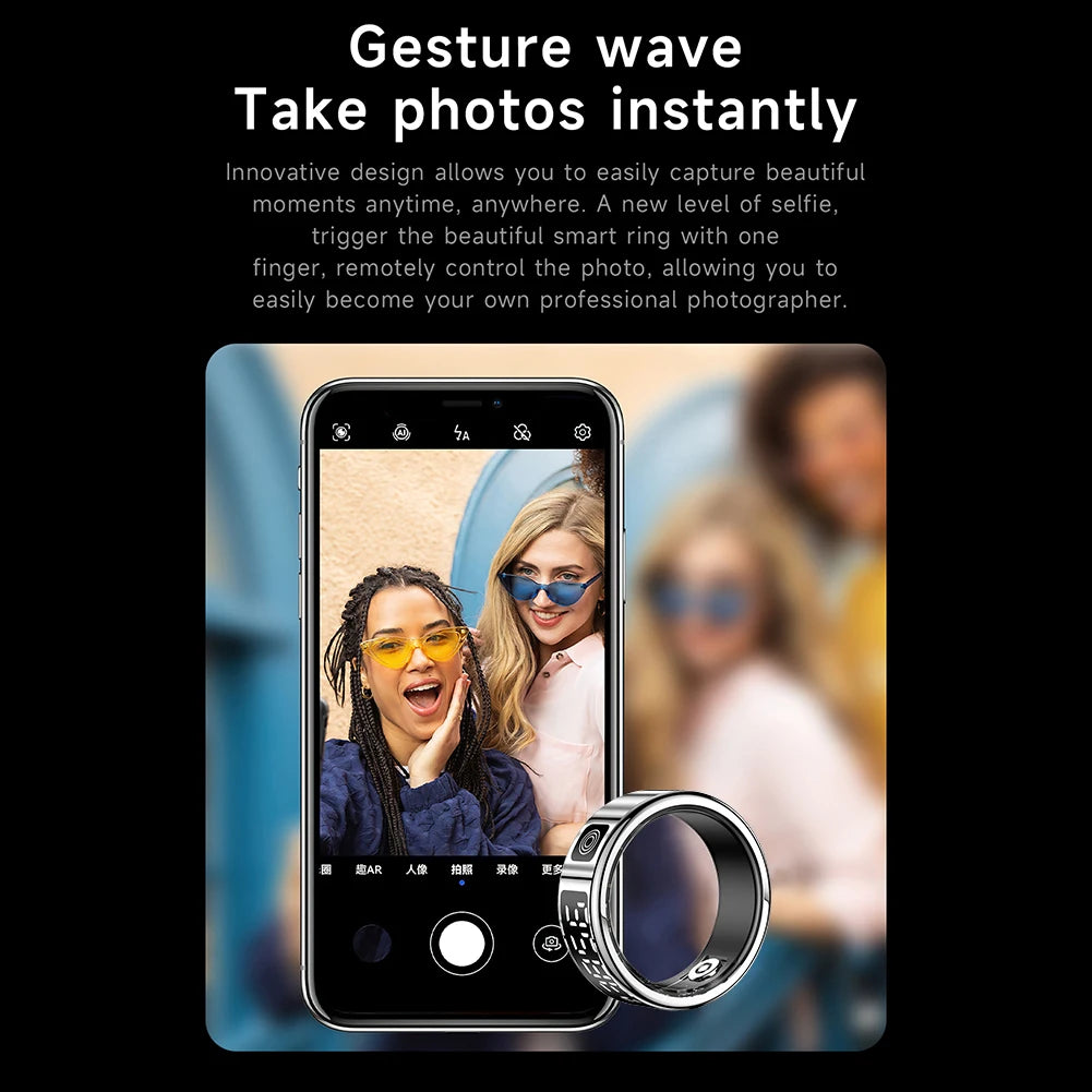 Smart Ring  Waterproof Health Fitness
