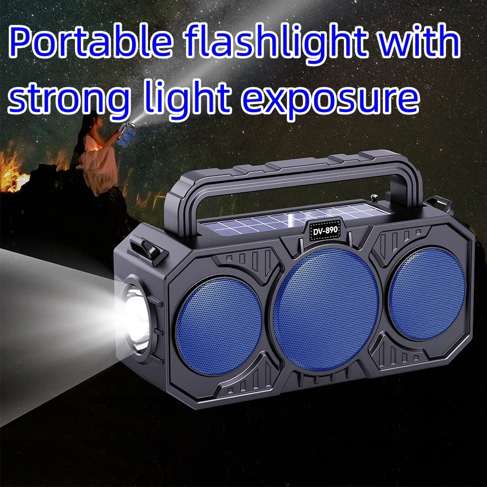 Dual Solar Bluetooth Speaker