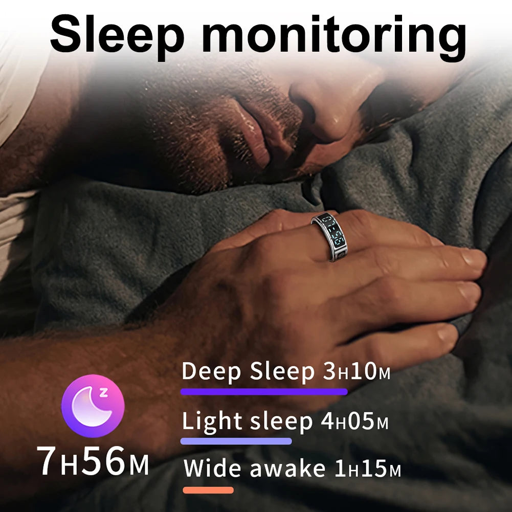 Smart Ring  Waterproof Health Fitness