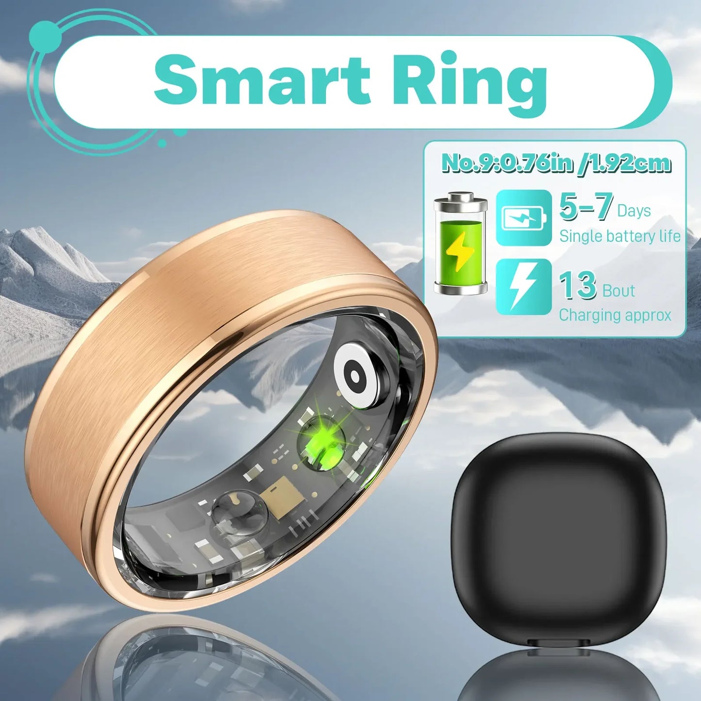 2024 New Smart Ring  Monitor I for Android IOS