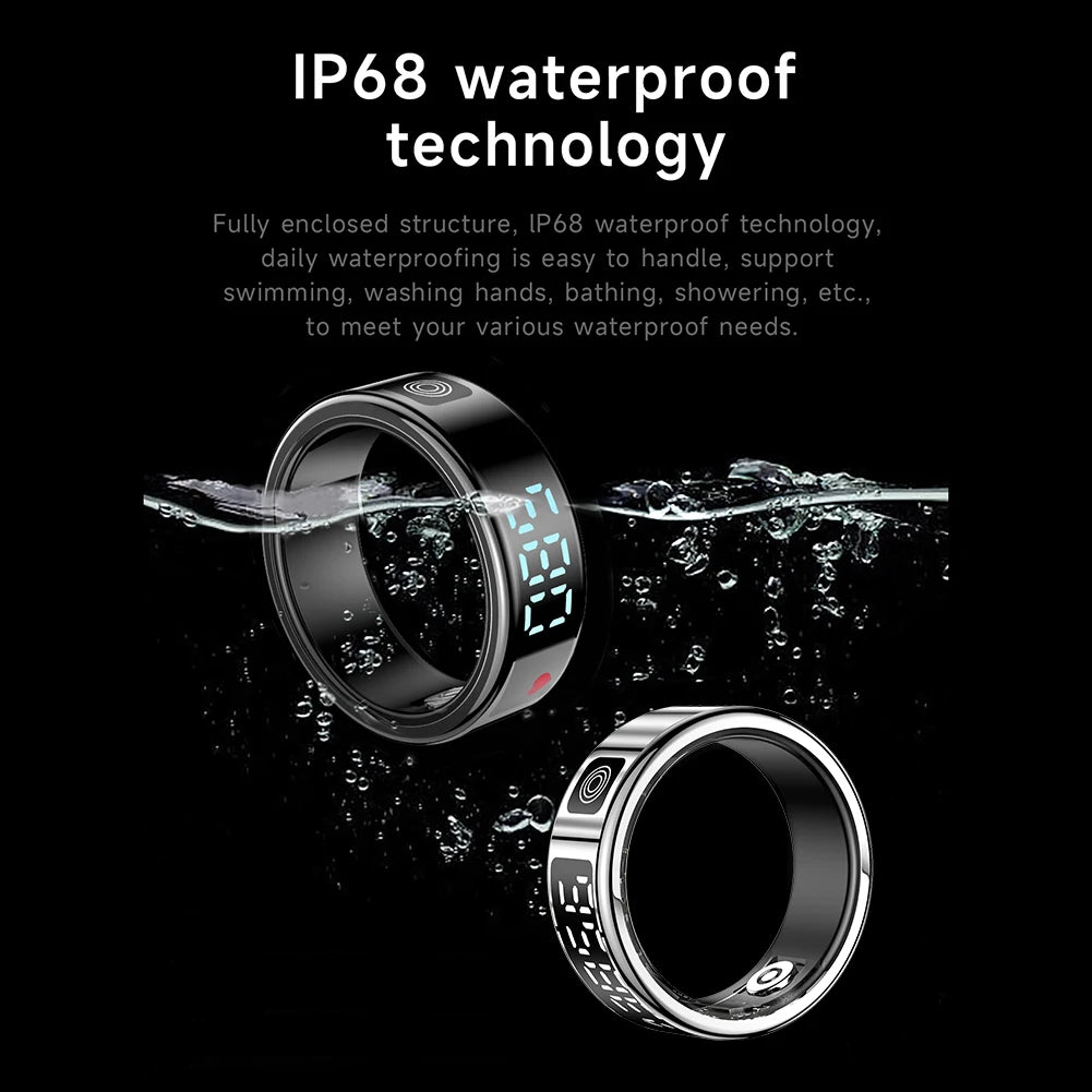 Smart Ring  Waterproof Health Fitness